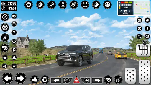 कार ड्राइविंग स्कूल कार का खेल screenshot
