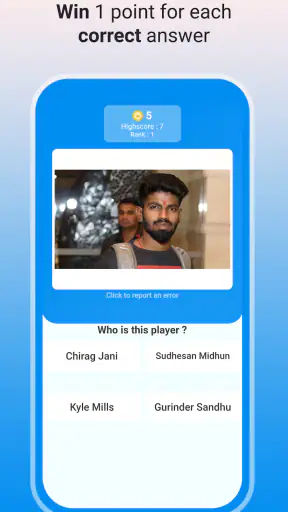 क्रिकेट प्रश्नोत्तरी screenshot