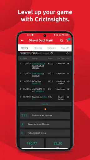 क्रिकेट स्कोरिंग ऐप-CricHeroes screenshot
