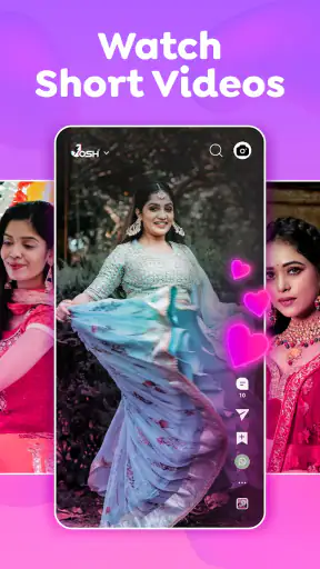 जोश: शोर्ट वीडियो वाला ऐप screenshot
