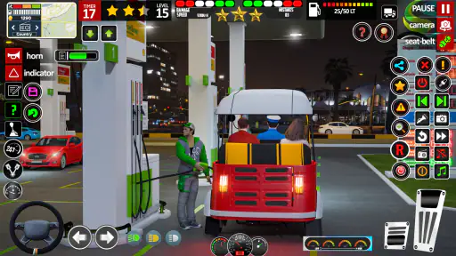 टुक टुक ऑटो रिक्शा टुकटुक गेम screenshot