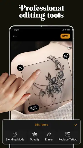 टैटू डिजाइन - Tattoo Simulator screenshot