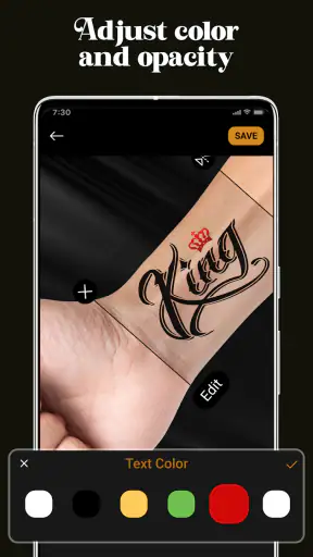 टैटू डिजाइन - Tattoo Simulator screenshot
