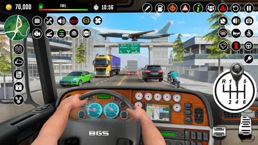 ट्रक गेम्स - ड्राइविंग स्कूल screenshot