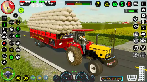 ट्रैक्टर वाला गेम: खेती का खेल screenshot
