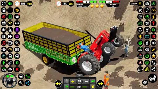 ट्रैक्टर वाला गेम खेती गेम screenshot