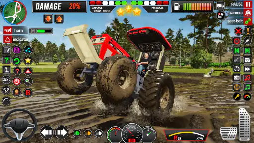 ट्रैक्टर वाली गेम ट्रैक्टर गेम screenshot