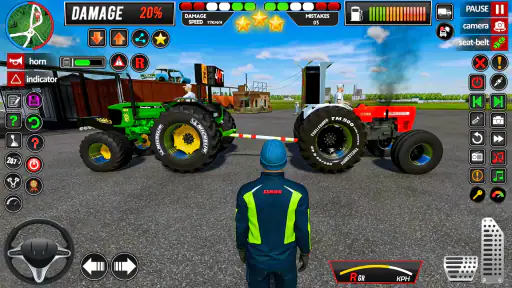 ट्रैक्टर वाली गेम ट्रैक्टर गेम screenshot