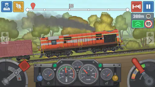 ट्रेन सिम्युलेटर - 2डी रेलरोड screenshot
