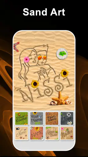 नाम कला फोटो संपादन ऐप एआई screenshot