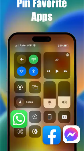 नियंत्रण केंद्र - सरल पैनल screenshot