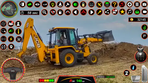 JCB 3Dx Backhoe Loader Driving screenshot