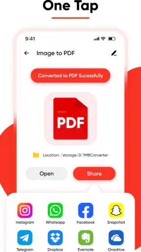 पीडीएफ कनवर्टर - Image to PDF screenshot