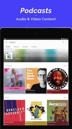 पॉडकास्ट रेडियो संगीत -Castbox screenshot
