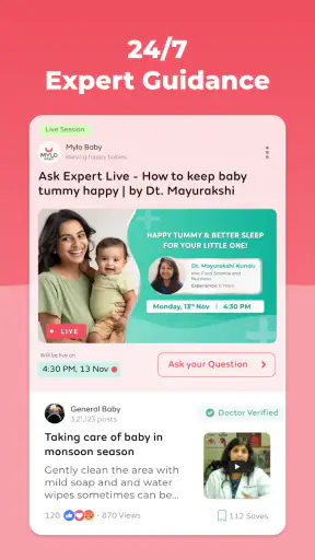 प्रेग्नेंसी और पेरेंटिंग ऐप screenshot