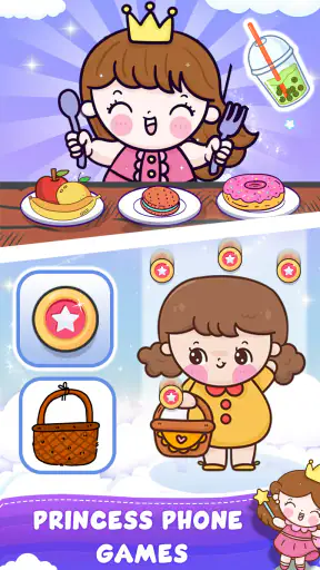 प्रिंसेस फ़ोन - girl games screenshot
