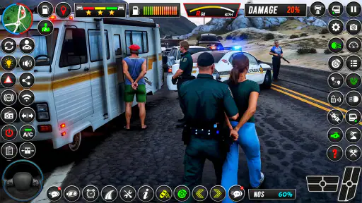 पुलिस कार ड्राइविंग कॉप कार screenshot