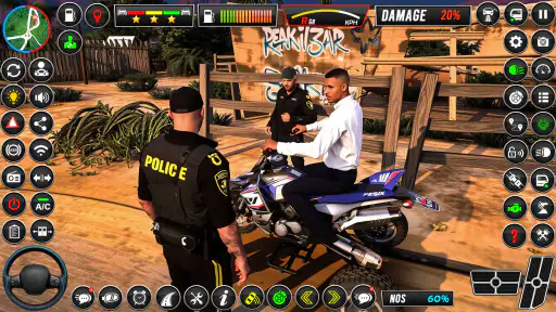 पुलिस कार ड्राइविंग कॉप कार screenshot