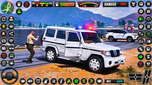 पुलिस कार ड्राइविंग कॉप कार screenshot