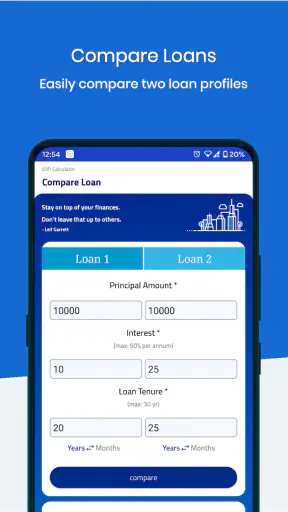 फाइनेंसियल / लोन कैलक्युलेटर screenshot
