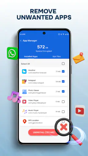 फ़ोन - कूड़ा सफाई वाला screenshot