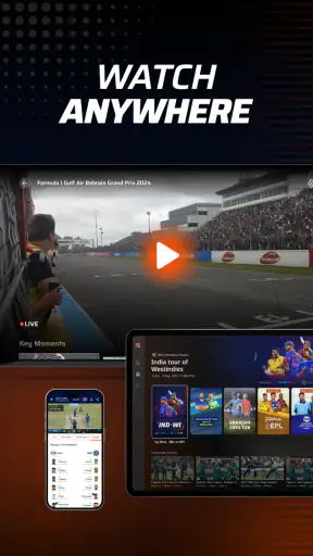 फैनकोड-लाइव क्रिकेट, फॉर्मूला1 screenshot