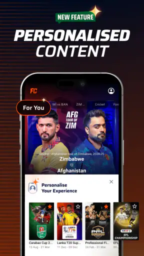 फैनकोड-लाइव क्रिकेट, फॉर्मूला1 screenshot