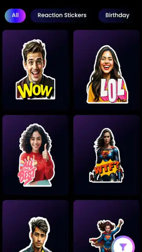 फेसविक्स:एआई फोटो वीडियो स्वैप screenshot