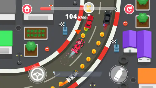 बच्चों के लिए कोडिंग रेसिंग screenshot