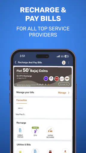 बजाज फिनसर्व-UPI, लोन,पेमेंट्स screenshot