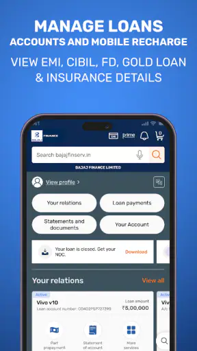बजाज फिनसर्व-UPI, लोन,पेमेंट्स screenshot