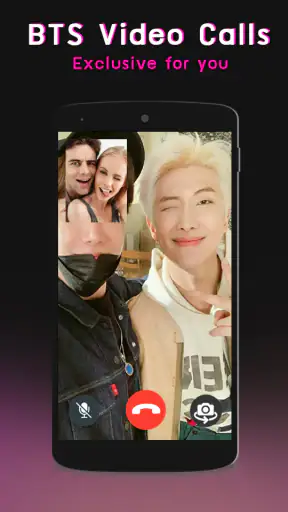बीटीएस फर्जी वीडियो कॉल शरारत screenshot