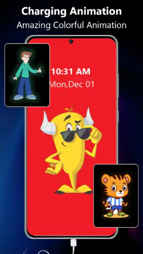 बैटरी चार्जिंग एनीमेशन बिल्ली screenshot