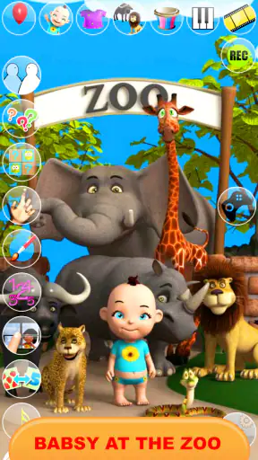 बात बेबी Babsy एटी चिड़ियाघर screenshot