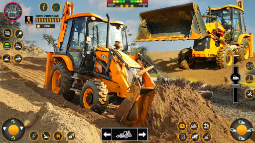 बर्फ उत्खनन खेल 2023 जेसीबी screenshot