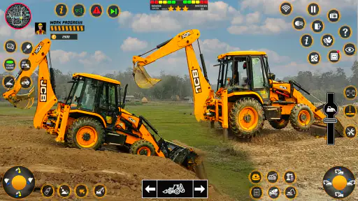 बर्फ उत्खनन खेल 2023 जेसीबी screenshot