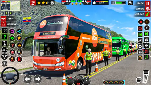 बस सिम्युलेटर बस ड्राइविंग गेम screenshot