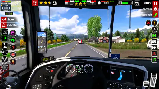 बस सिम्युलेटर बस ड्राइविंग गेम screenshot
