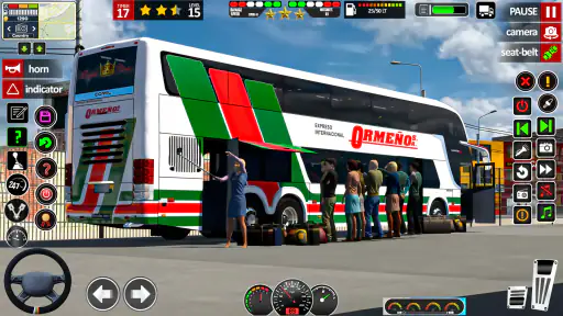 बस सिम्युलेटर बस ड्राइविंग गेम screenshot