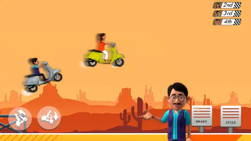 भिड़े स्कूटर रेस| TMKOC गेम screenshot