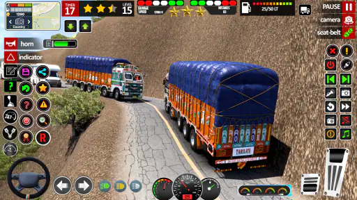 असली भारतीय ट्रक ड्राइविंग गेम screenshot