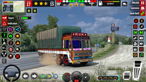 असली भारतीय ट्रक ड्राइविंग गेम screenshot