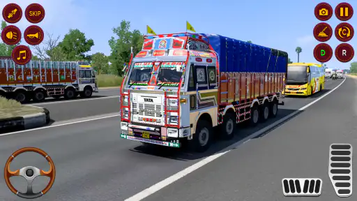भारतीय कार्गो लॉरी चालक खेल screenshot