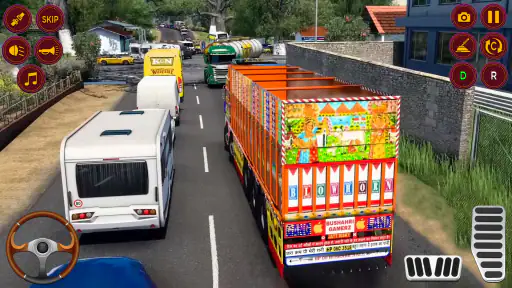 भारतीय कार्गो लॉरी चालक खेल screenshot