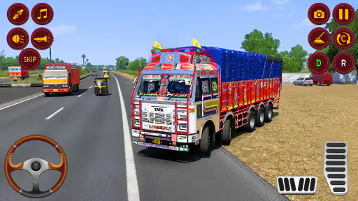 भारतीय कार्गो लॉरी चालक खेल screenshot