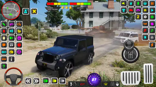 भारतीय जीप वाली गेम 3डी screenshot