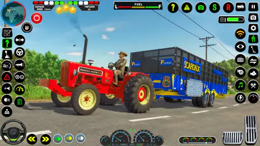 Tractor Game 3d Indian Farming screenshot