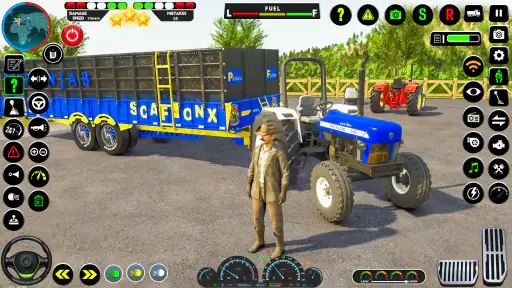 Tractor Game 3d Indian Farming screenshot