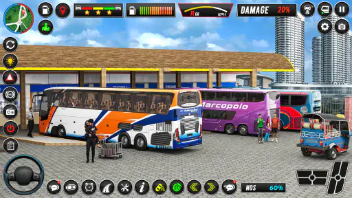 भारतीय बस ड्राइविंग गेम screenshot