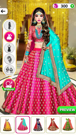 भारतीय शादी ड्रेस अप खेल screenshot